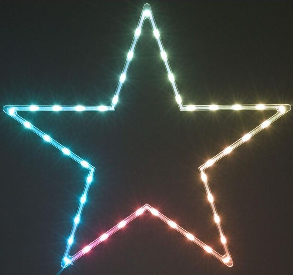 Stella decorativa a sospensione 45 LED RGB Immagine del prodotto 