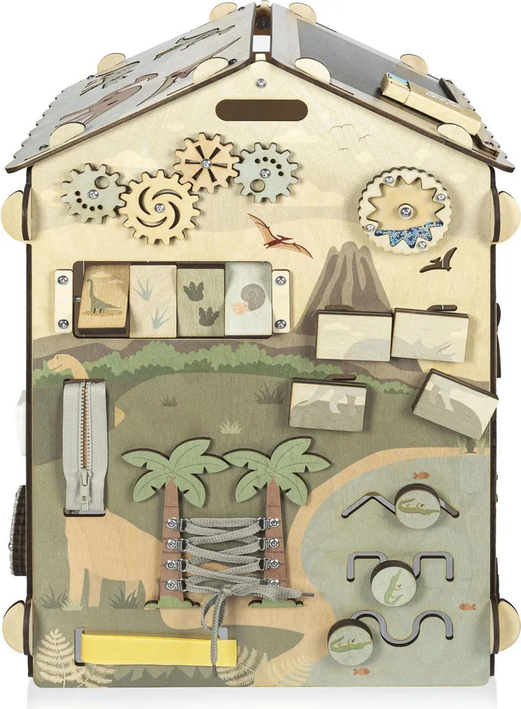 ZOPA Maison d'activités éducatives Dino Jouet d'Éveil Multi-activités