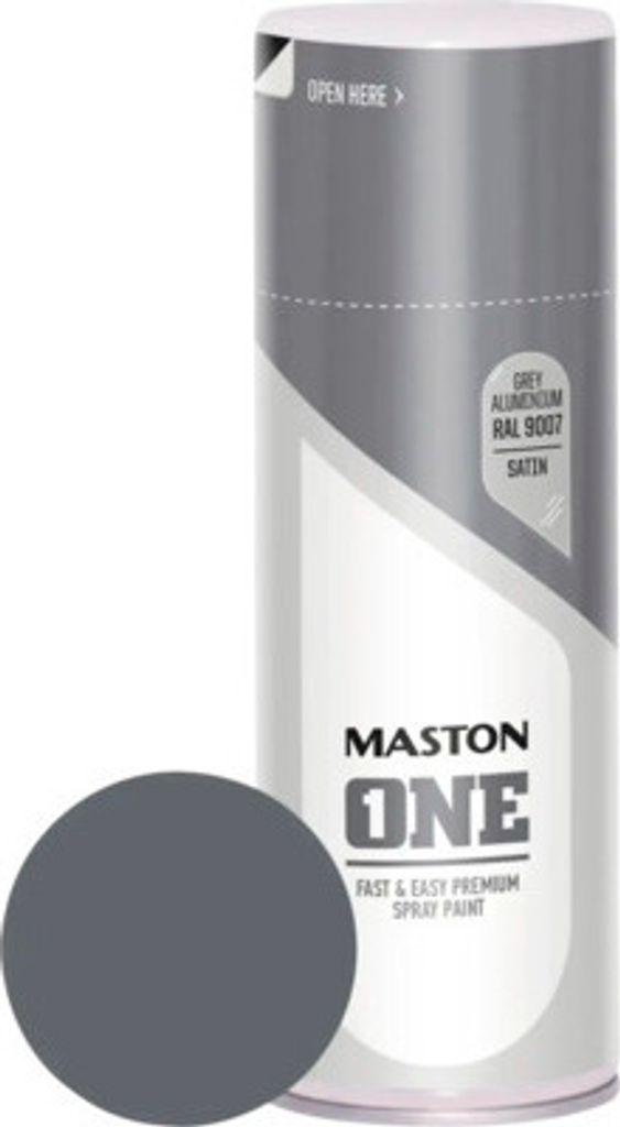 Sprühlack Maston ONE seidenmatt RAL 9007 graualuminium 400 Produktbild 
