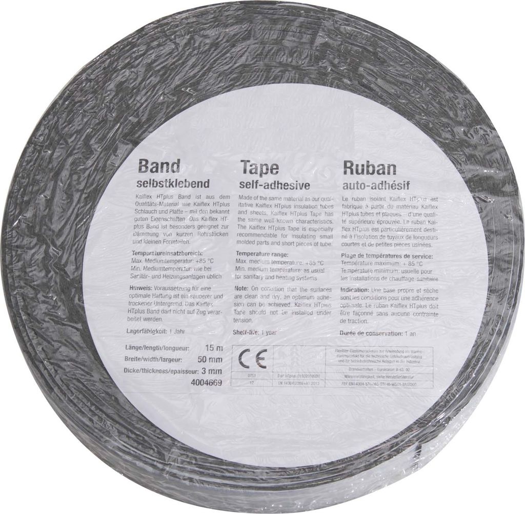 Kautschuk Klebeband grau / anthrazit 50 mm x 15 m