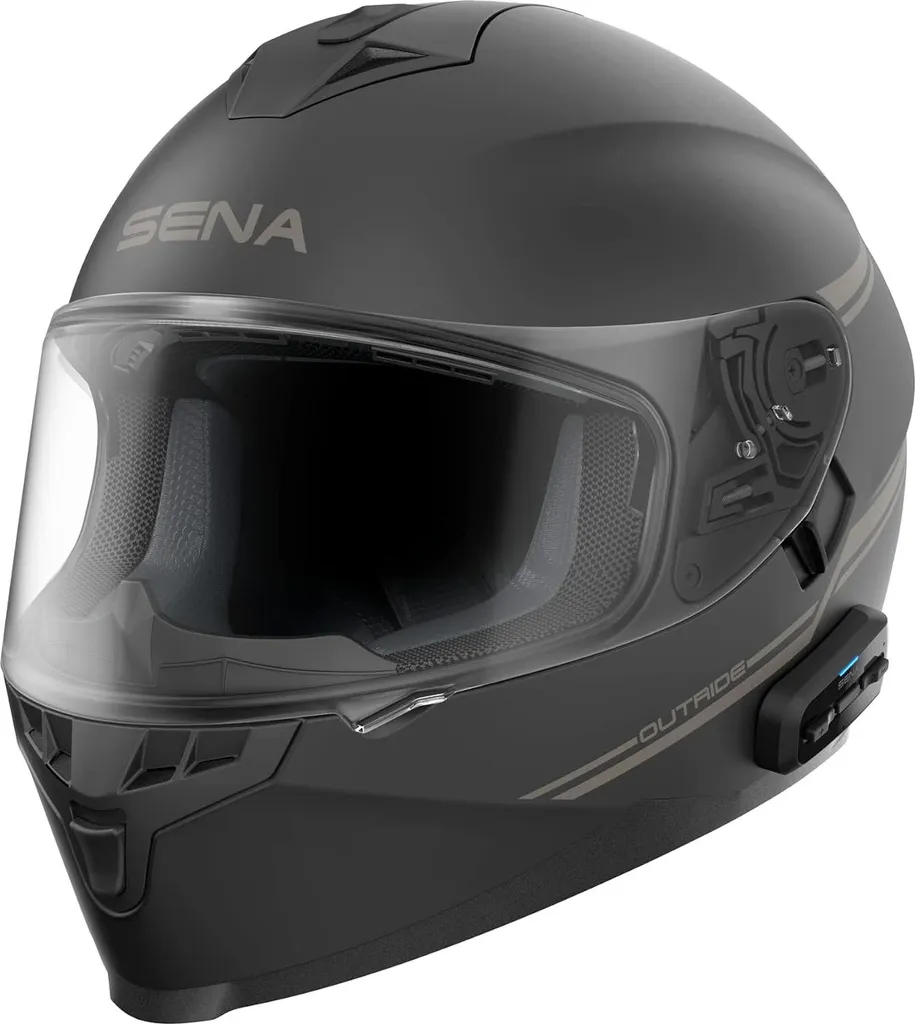 Casque Bluetooth Sena Outride XXL Intégral Noir Mat pour la Route