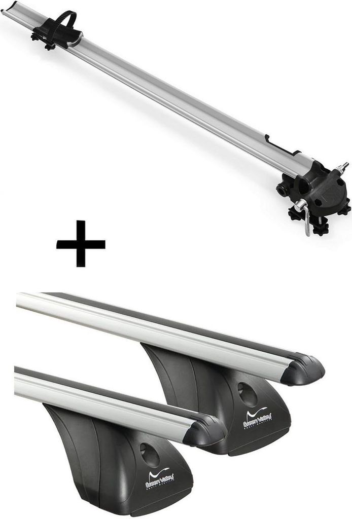 Fahrradträger Bike Pro + Dachträger VDP kompatibel mit für Renault Clio III 5 Türer 2005-2012