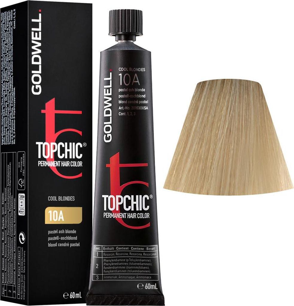 Goldwell Topchic The Blondes, Blond, 10A, Pastel Ash Produktbild 