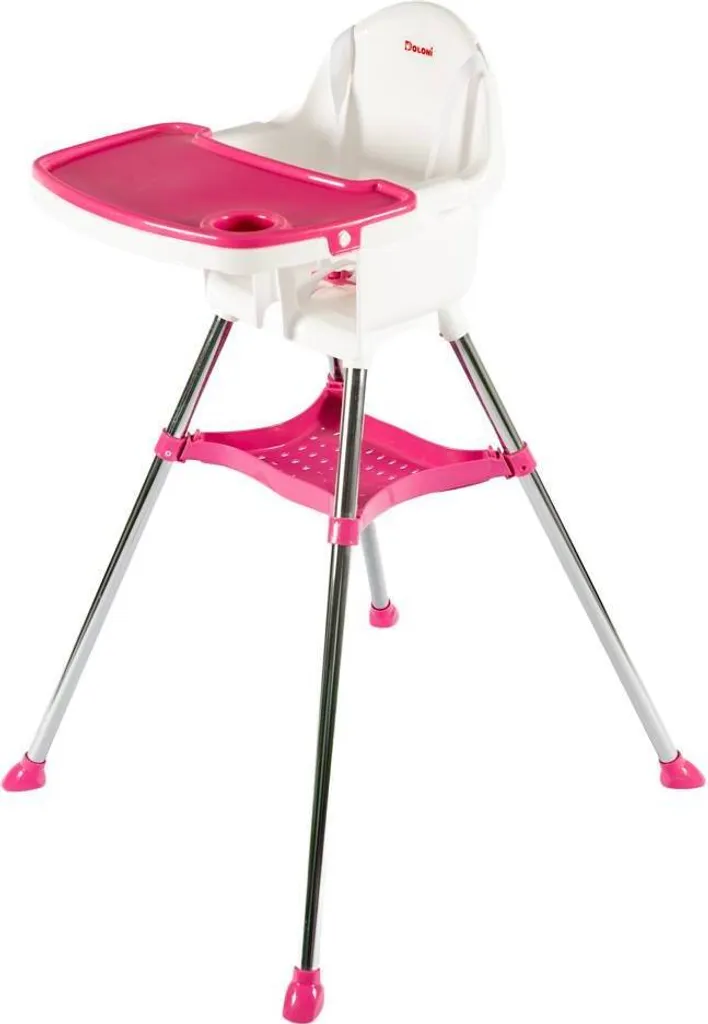 Chaise d'alimentation bébé pliable et compacte en bois blanc naturel - 11