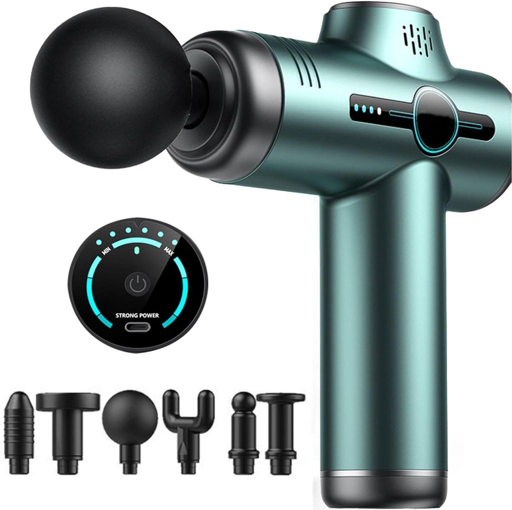 Massagepistole, Massage Gun mit 6 Geschwindigkeiten & 6 Produktbild 
