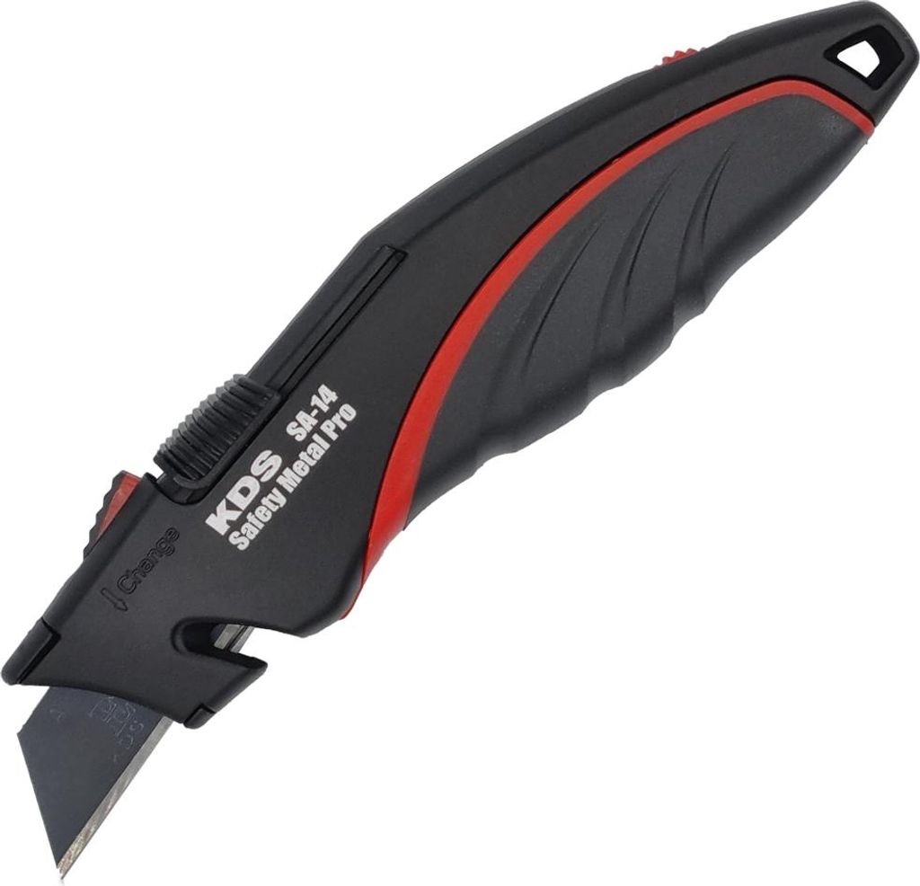 KDS SA-14 Safety Metal Pro Sicherheitsmesser (2x schwarze Trapezklinge)
