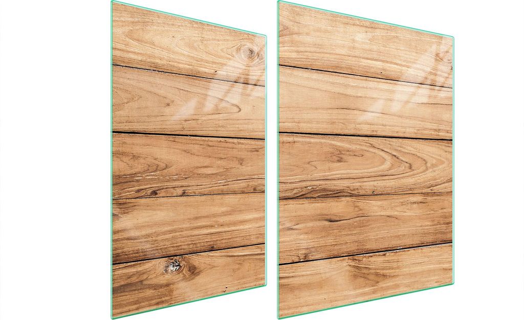 Glasschutzplatte Für Herd 70X52 Holz
