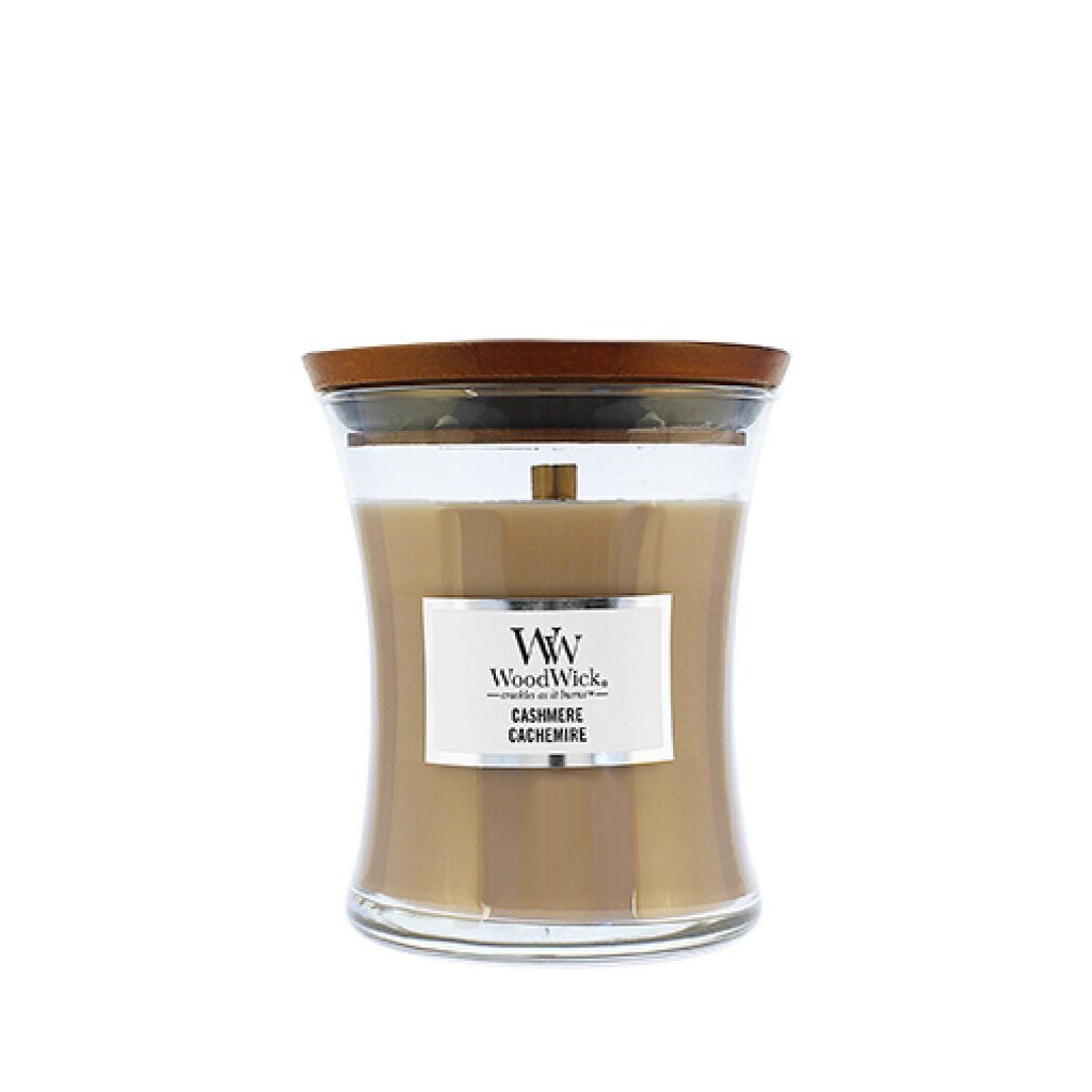 WoodWick Cashmere Duftkerze mit Holzdocht 275 g Produktbild 8