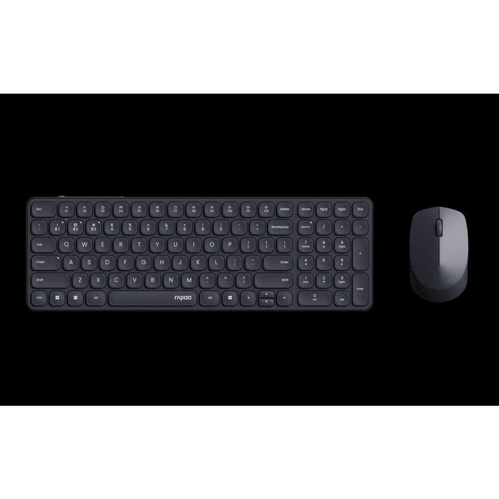 Rapoo 9310M Multi-Mode-Deskset schwarz