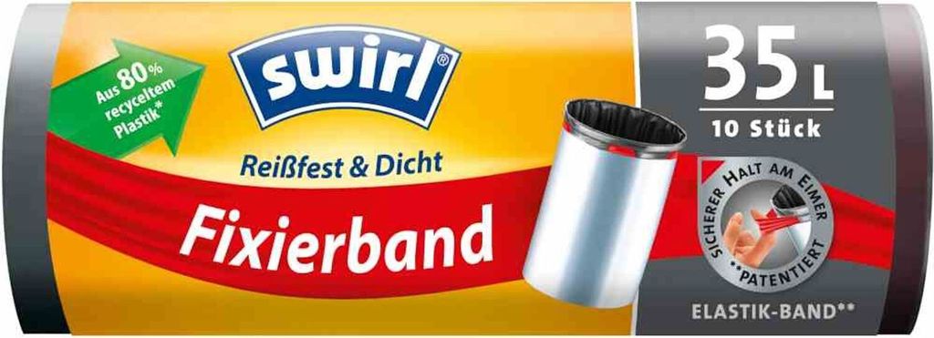 wkład do kosza swirl® 4629 35,0 l czarny, 10 szt. Zdjęcie produktu 