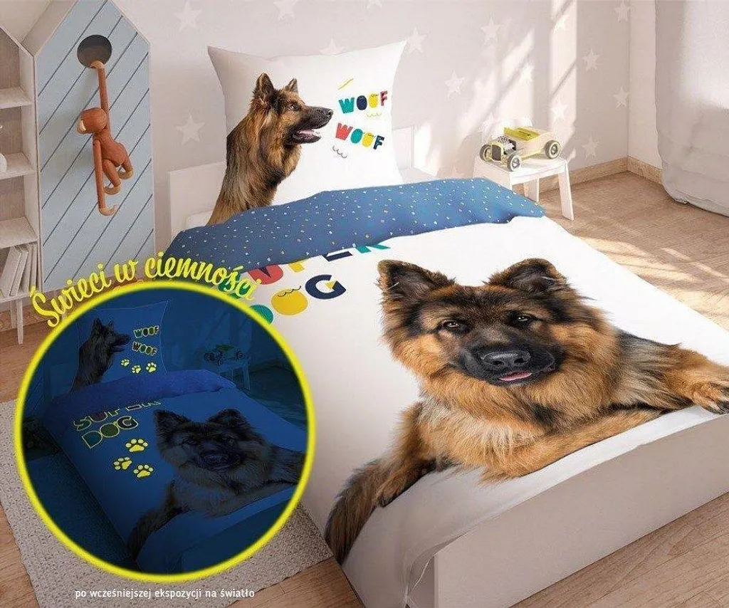 Parure de lit 160x200 SHEPHERD idéale pour décorer une chambre d'étudiant