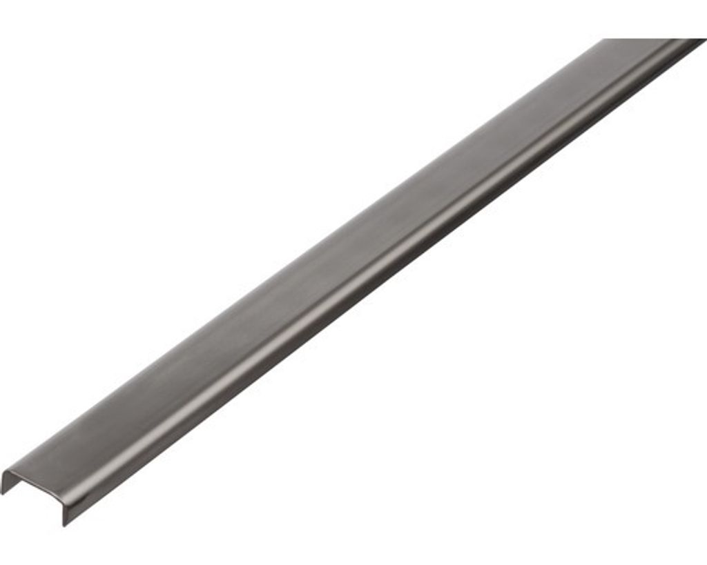 Alberts 487454 Profil U, stal nierdzewna, 2000 x 16 x 10 mm Zdjęcie produktu 
