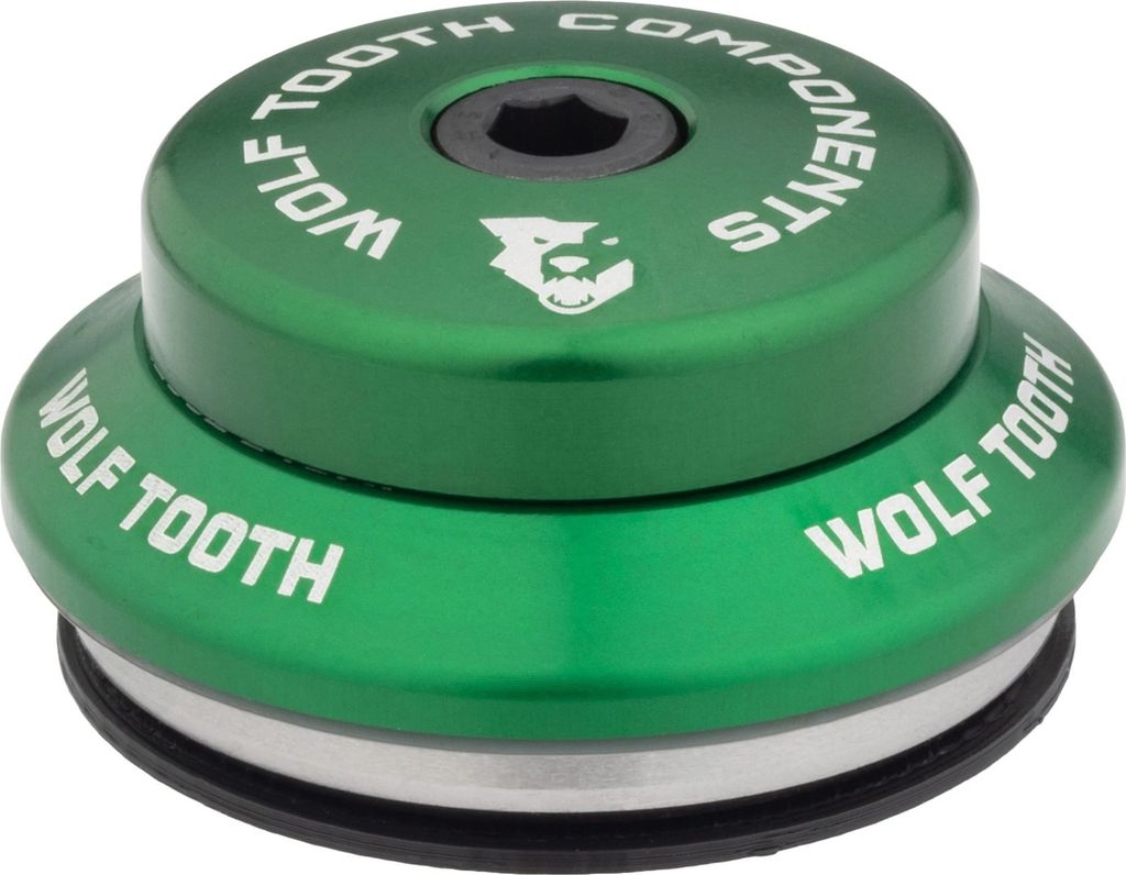Wolf Tooth Premium Steuersatz Oberteil, 1 1/8", IS42/28.6/H7, green