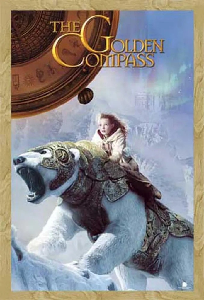 Déco murale La Boussole d'Or Lyra poster encadré bois hêtre Shinsuke