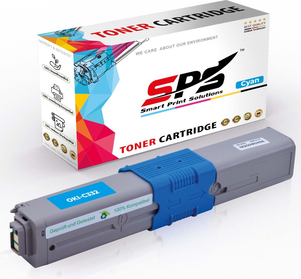 Kompatibel für OKI C 332 (46508711) Toner-Kit Cyan