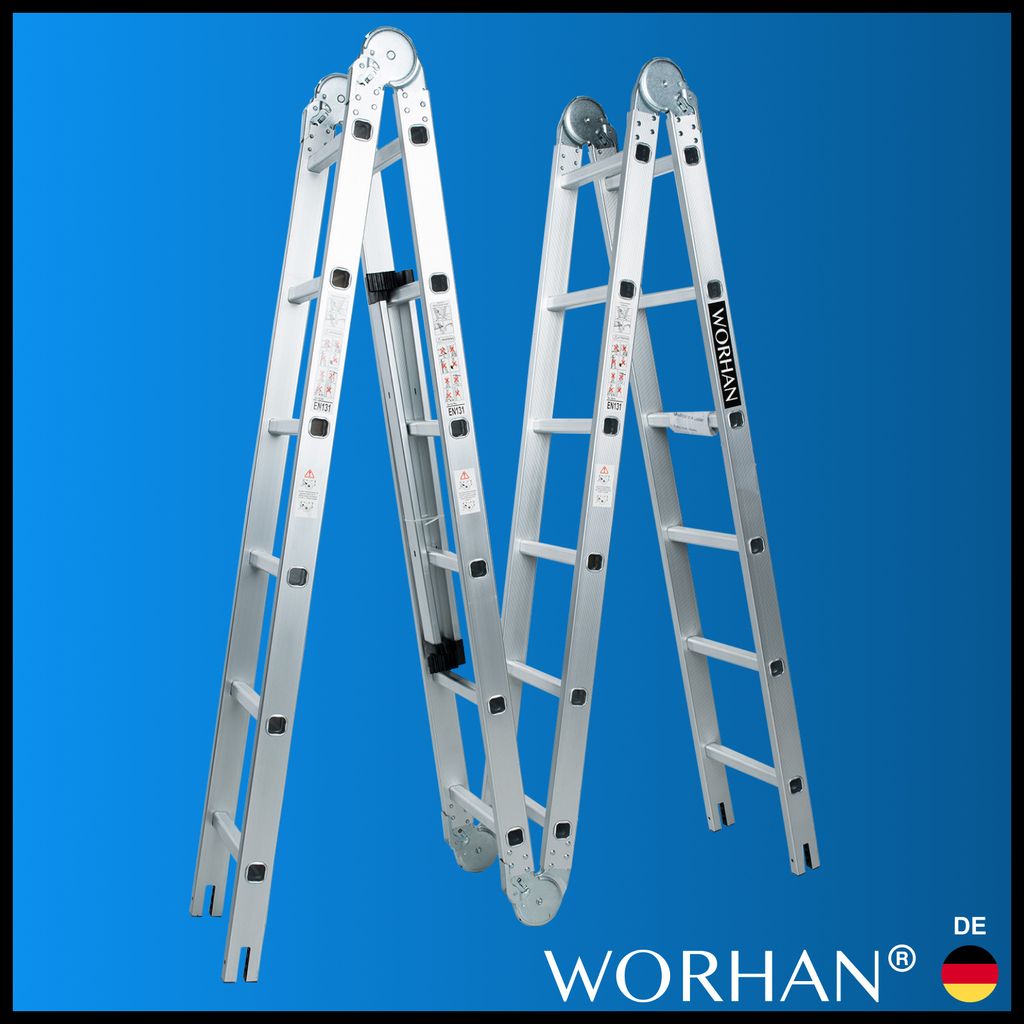 Drabina WORHAN DRABINA WIELOFUNKCYJNA DRABINA STOPNIOWA Zdjęcie produktu 