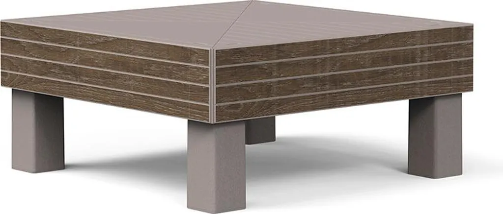 Curver Elements Signature Tavolo senza cuscini Noce