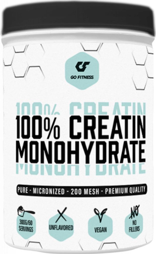 Go Fitness 100% Creatin Monohydrate (300g) Unflavoured - Kreatin - Kreatin-Monohydrat