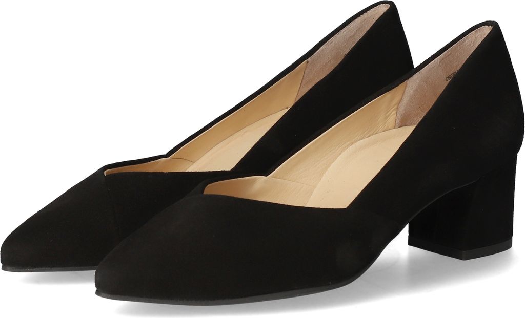 Paul Green Pumps - Schwarz Veloursleder Größe: 42 Normal