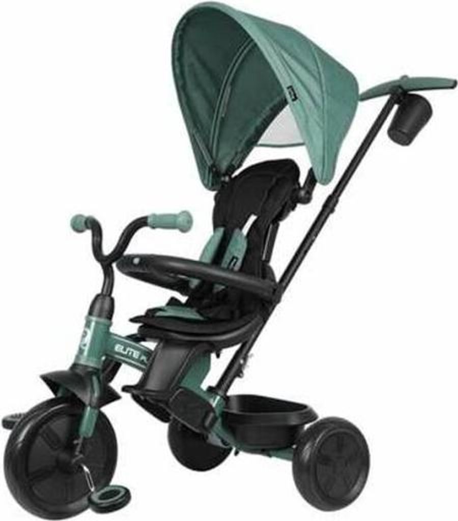 Qplay Qplay 6 In 1 Elite Platinum Dreirad-kinderwagen Grün Grün One Size
