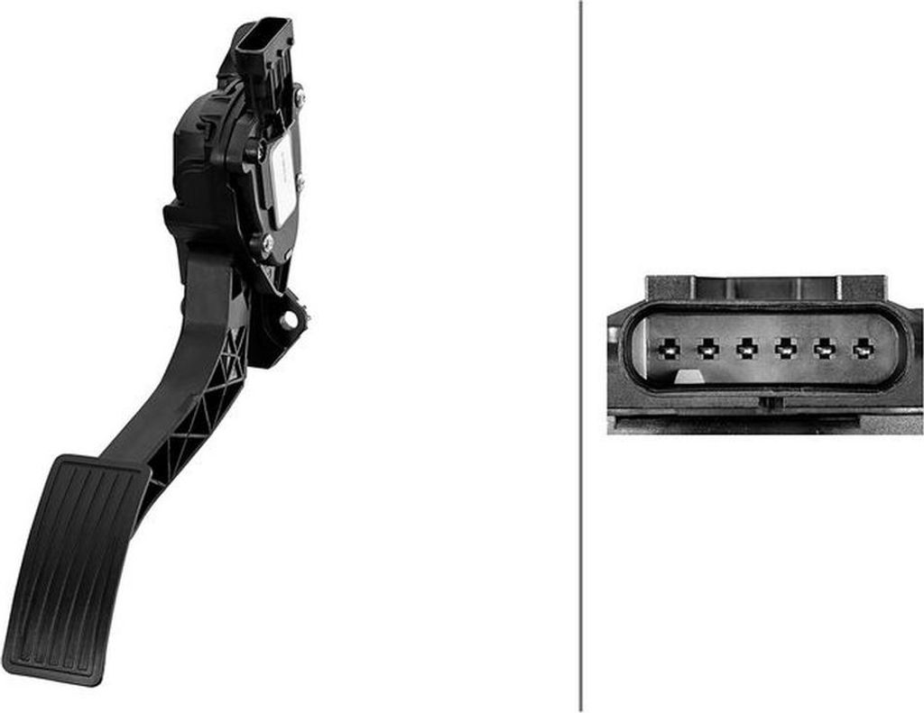 Sensor Fahrpedalstellung Schaltgetriebe 6-polig HELLA für diverse Fzg.