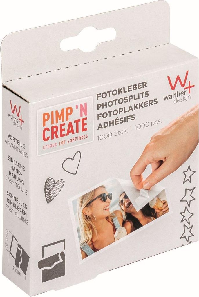 walther design Fototapes, 10X12 mm, 1000 Stück, 15 P. im Tray FT015TA