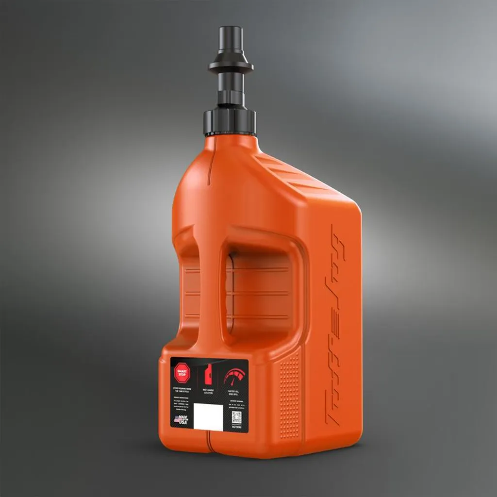Bidon Anti-Fuite TUFF JUG 20L Orange : Fini les Débordements d'Essence