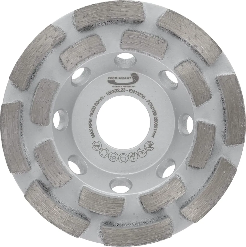 Mola Diamantata PRODIAMANT 100mm | Levigatrice Cemento Universale
