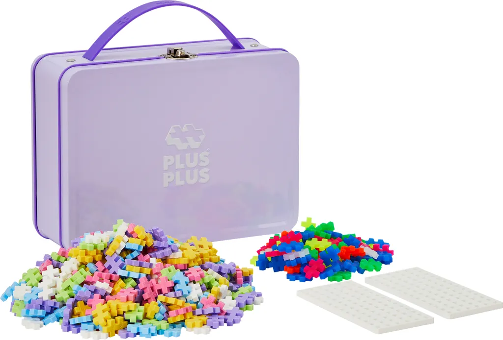 Jeu de Construction Plus-Plus Pastel en Valisette de 600 Briques Mini - 6