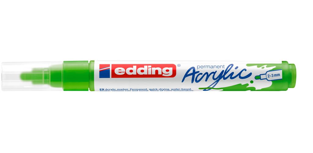 edding 5100 Acrylmarker medium Gelbgrün Produktbild 