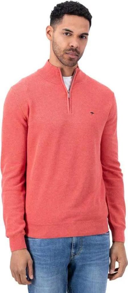 Fynch Hatton 1413222 Halbzippullover Rot L Herren Rot L