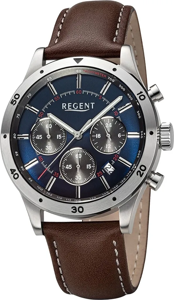 Orologio Regent Uomo D2URBA823 | Eleganza in Pelle Marrone Scuro