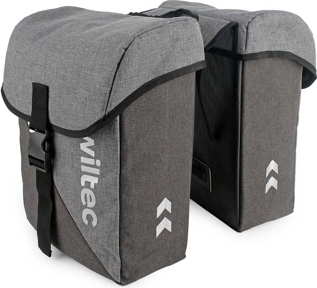 Wiltec Doppel Gepäckträgertasche, Fahrradtasche Produktbild 