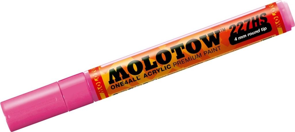 Permanentmarker One4All 227 HS nachfüllbar 4mm neonpink Packung mit 6 Stück