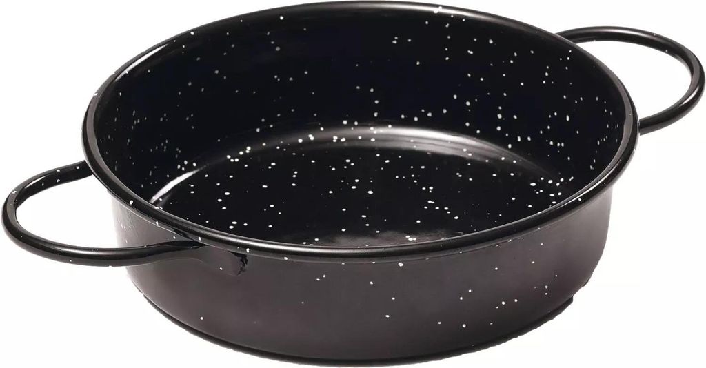 COMAS Servierschale Emaille, mit Griffen, Länge: 232 mm, Breite: 165 mm
