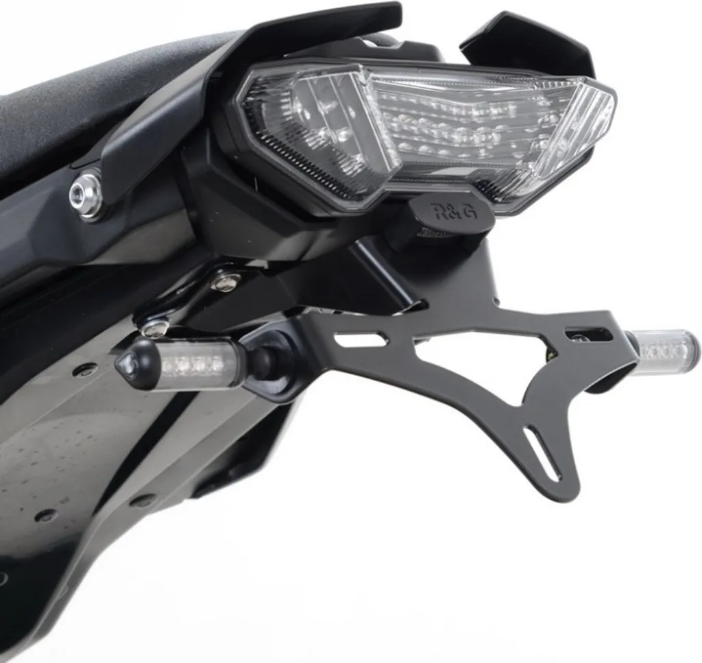 Support de plaque Yamaha MT-10 en acier renforcé noir finition époxy