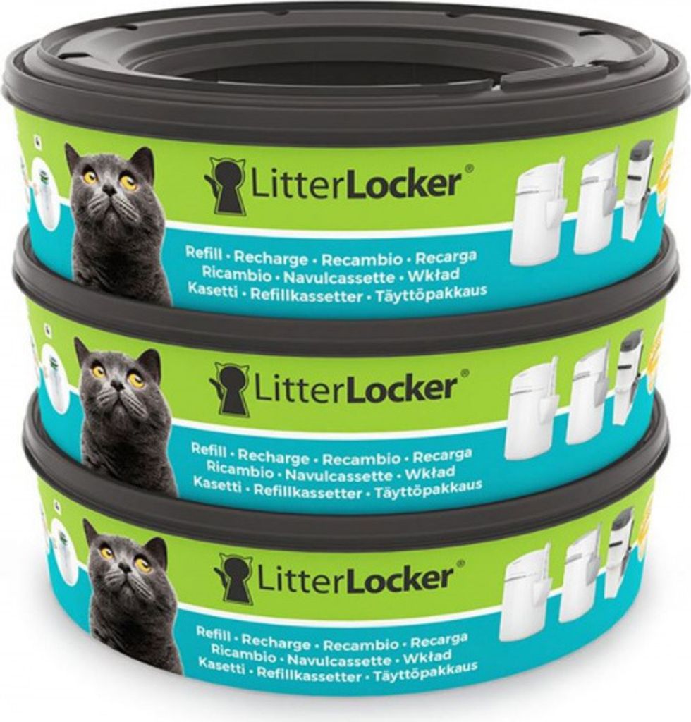 KatzenstreuFilter Nachfüllpackung 17 x 5 cm blau 3 Stück Produktbild 