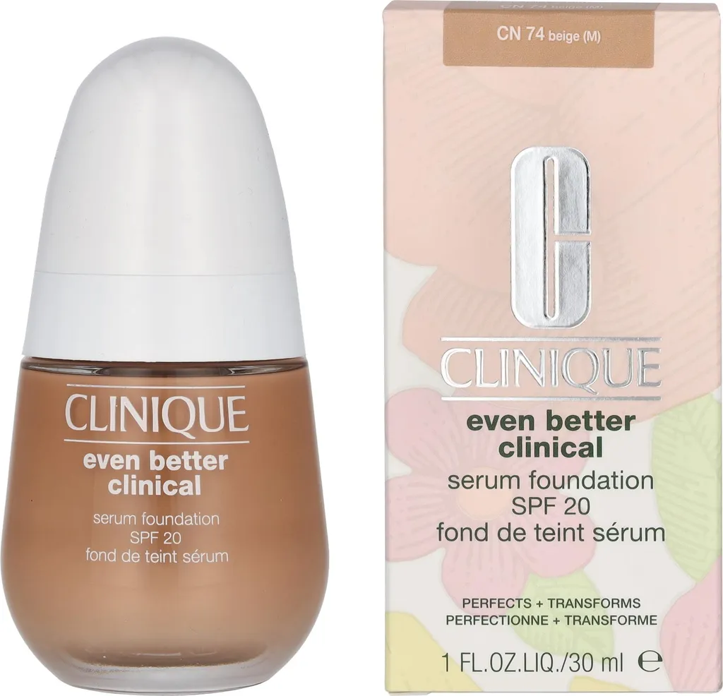 Teint Zéro Défaut Clinique Even Better Clinical Sérum CN74 Beige SPF20