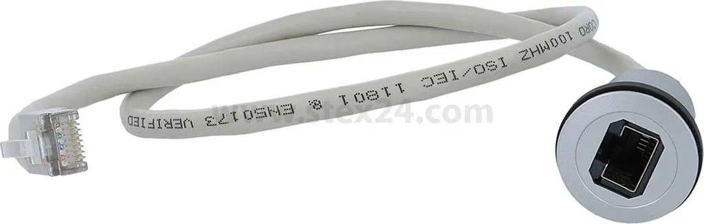 Presa RJ45 Georg Schlegel per Pannelli 22.3mm | Cavo 60cm Argento