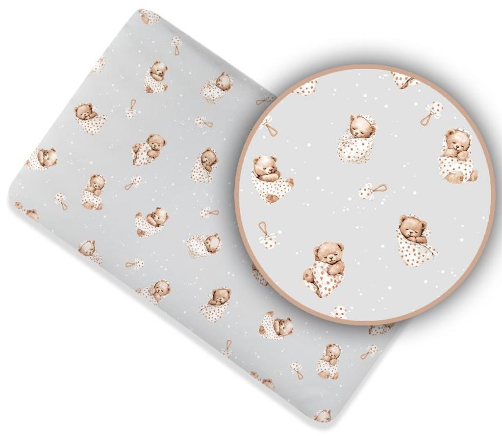 Lenzuolo con Angoli per Lettino 70 × 140 cm – 100% Cotone, Immagine del prodotto 