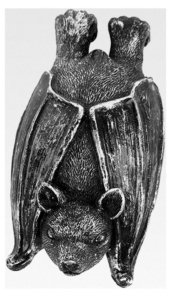 Fledermaus-Blumentopf-Hänger, Kunstharz-Statue, Fledermaus, Ornamente für den Außenbereich, Garten, Rasen, geeignet für Schränke, Schreibtisch...