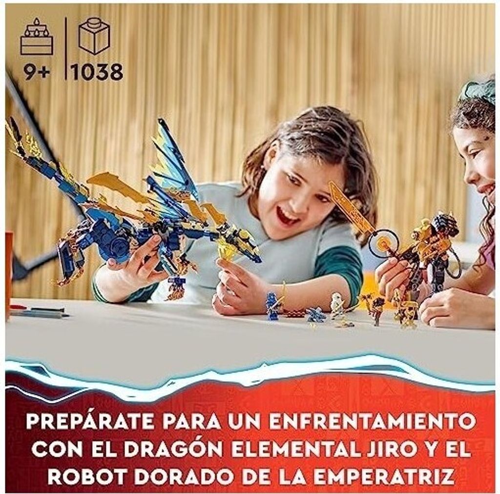 LEGO NINJAGO Smok żywiołu kontra mech cesarzowej, duży Zdjęcie produktu 15