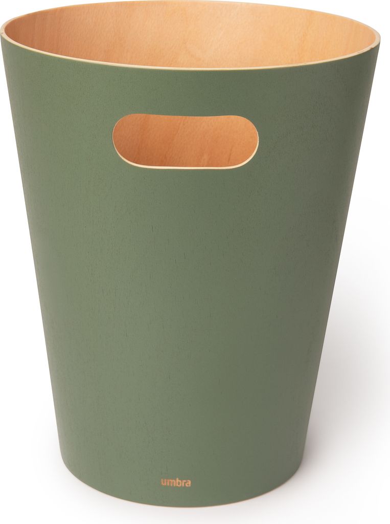 Umbra Woodrow Poubelle, Poubelle, Corbeille à papier, Bois, Image du produit 