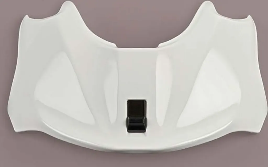 Spoiler de Casque Arai Tour-X5 Weiss - Extension Aérodynamique Blanche