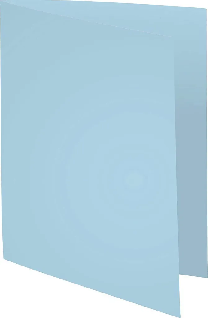 Chemise de dossier A4 RAINEX bleu clair 180g pour classement et archives