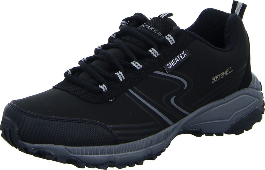 Sneakers Herren-Outdoor-Tex-Leichtwanderschuh Schwarz, Farbe:schwarz, EU Größe:45