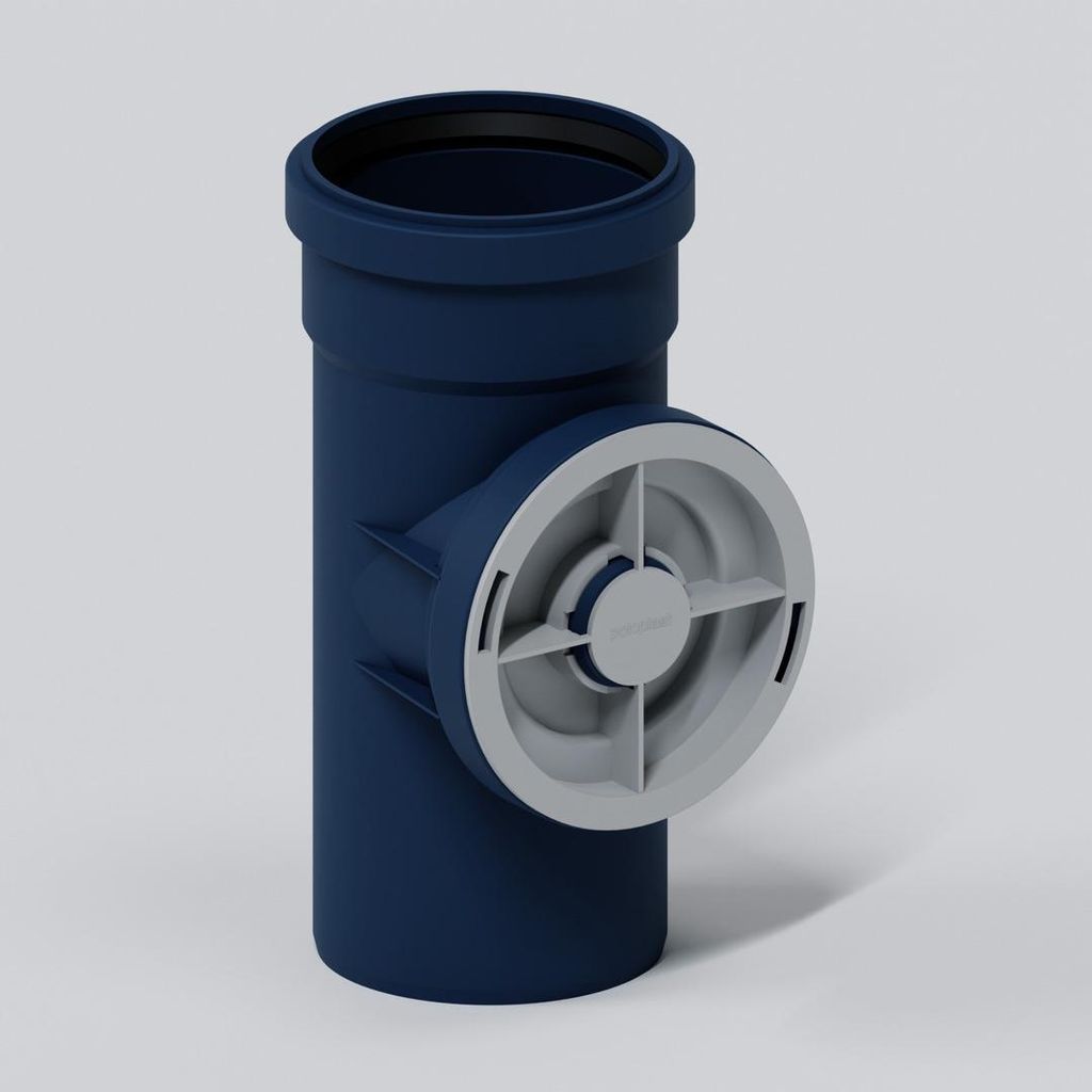 Poloplast POLO-KAL NG, tubo de limpieza, DN 110, 1 unidad. Imagen del producto 