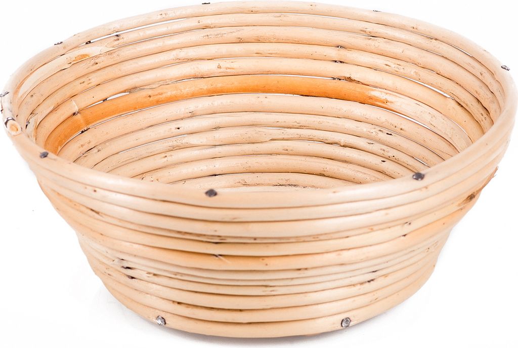 JIPRO Brotbackkorb aus Weide zum Aufgehen des Teigs Ekmek I - Weidenkorb - Ø 23cm - 1,2kg