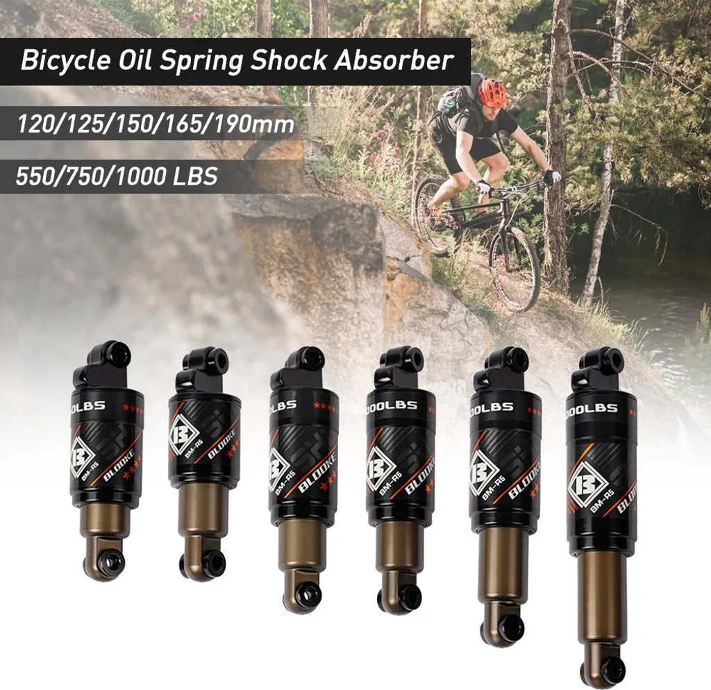 Amortisseur arrière vélo 165mm : finissez-en avec les chocs et vibrations