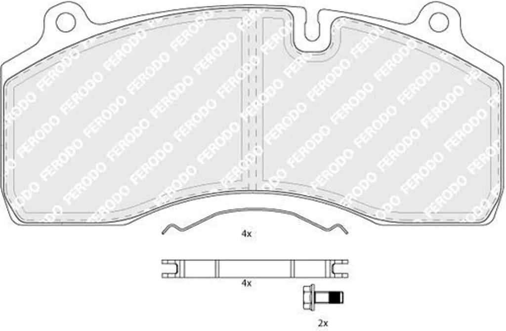 Plaquettes de frein VOLVO FL II pour transport et livraison